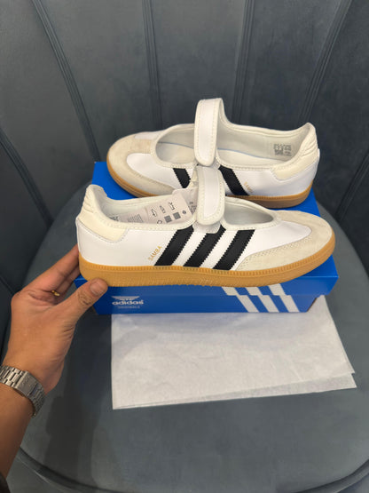 ADIDAS ORGINALS SAMBA JANE WHITE BLACK BALLET