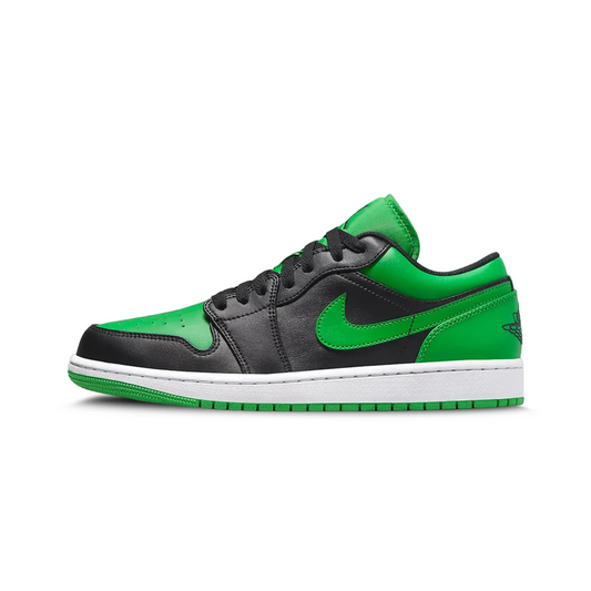 Nikee Air Jordan Low Black Lucky Green