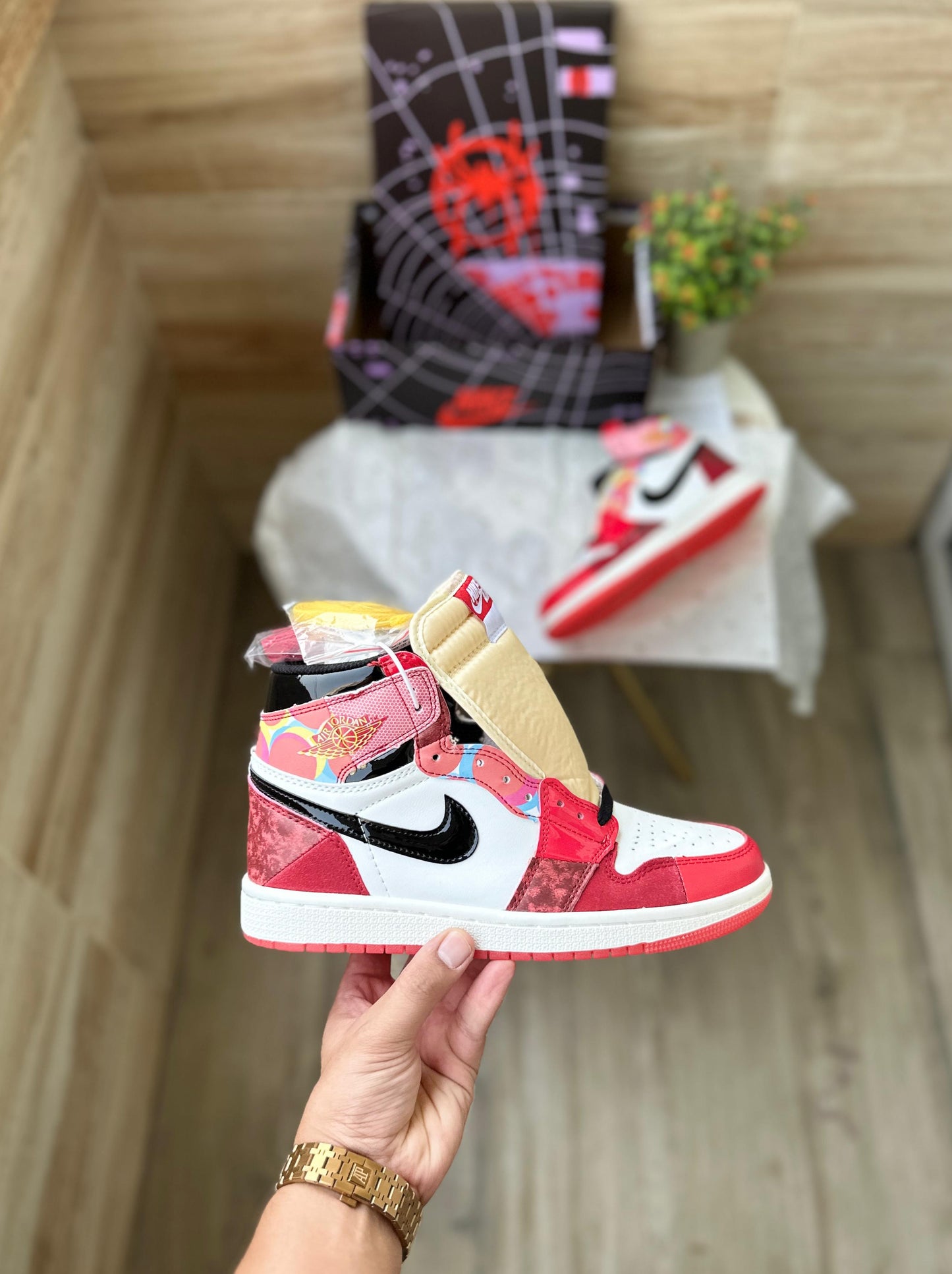 Nike Air Jordan 1 spiderverse Heavy GLow Quality