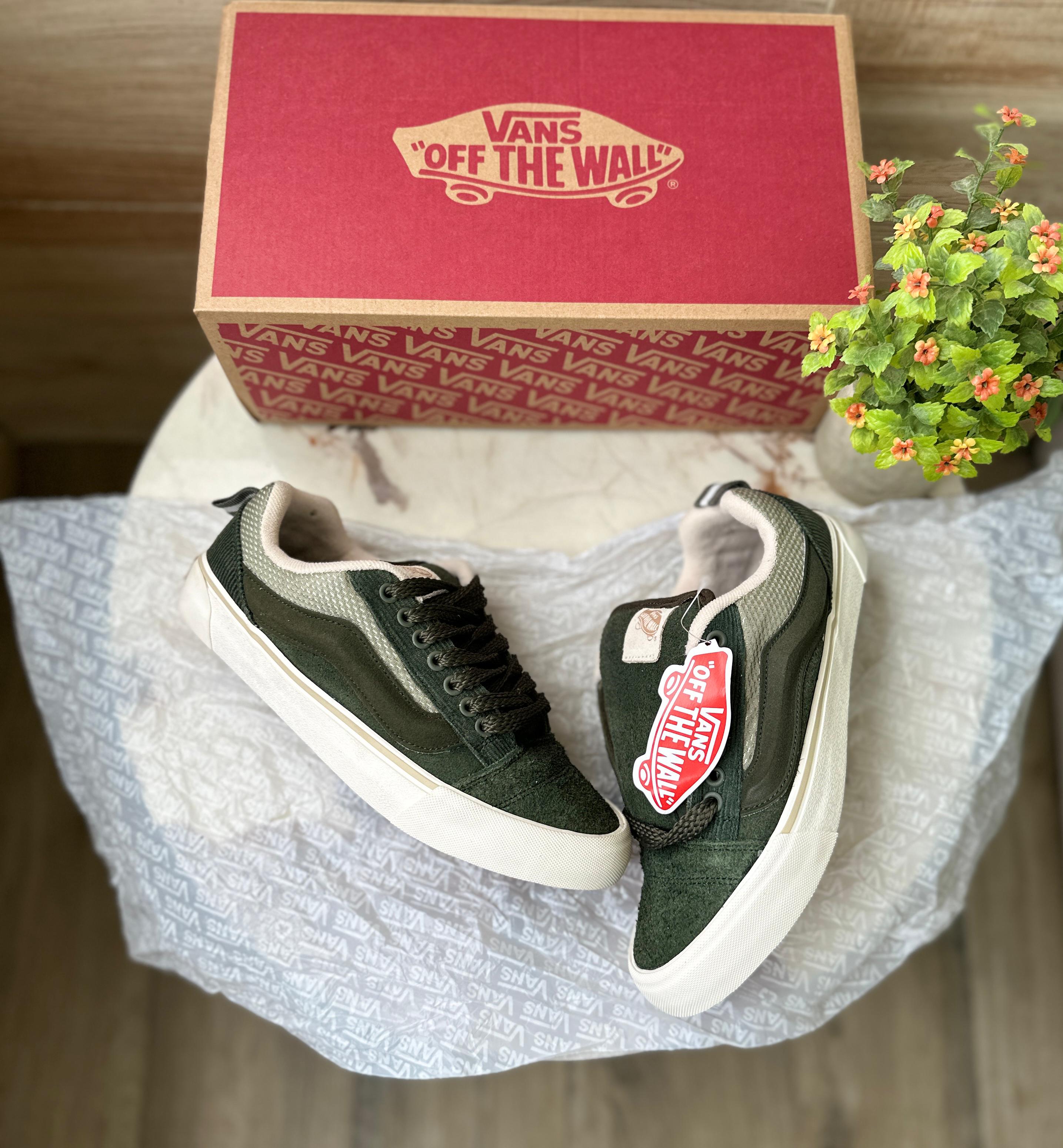 Vans old skool knu olive green Snapkicks