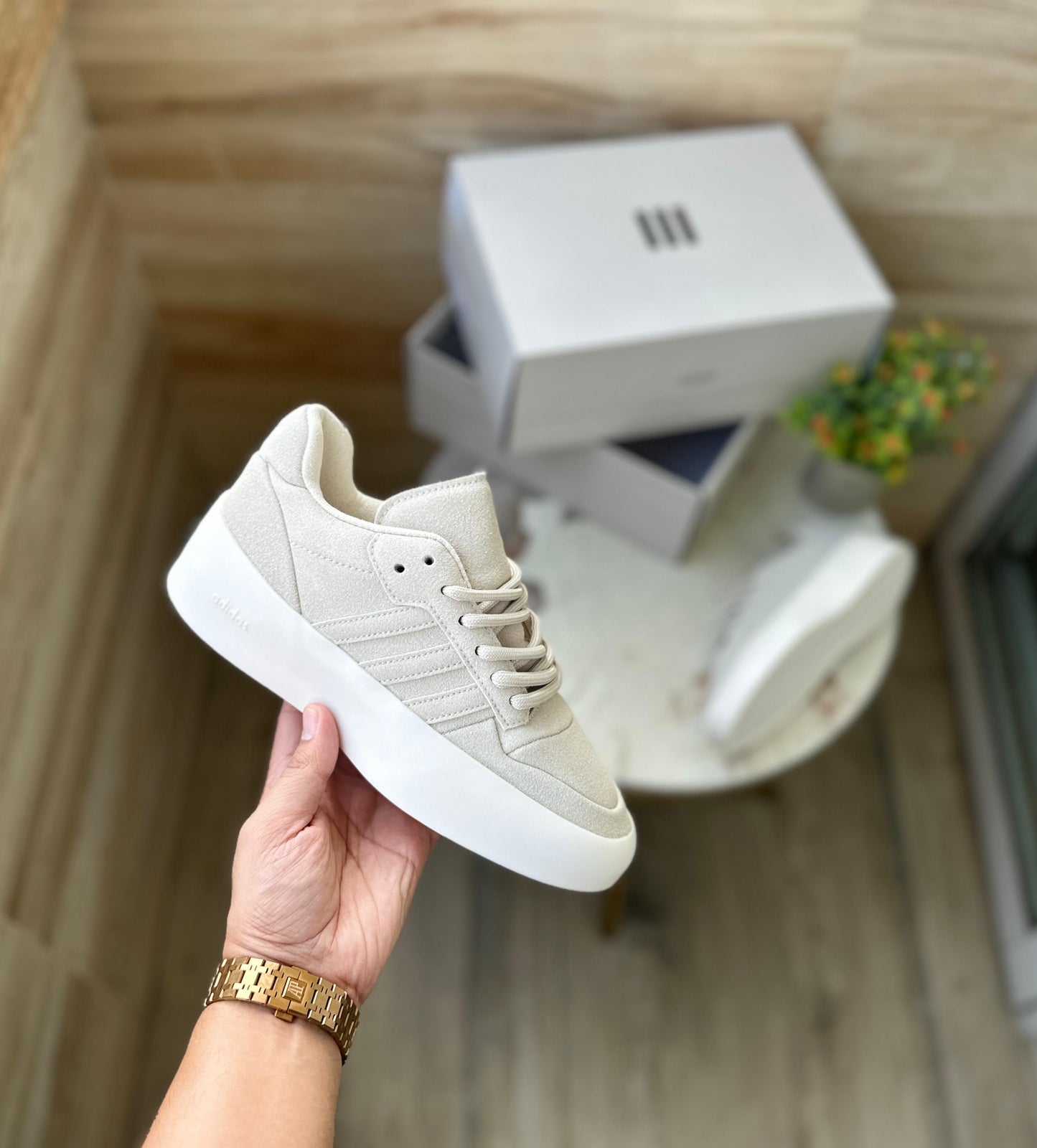 Adidas FEAR OF GOD LOW GREY WHITE