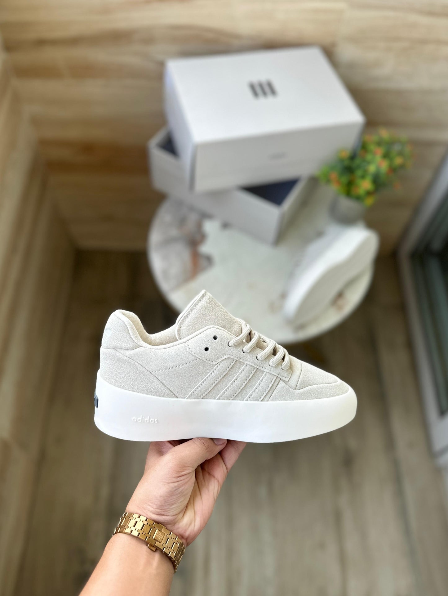 Adidas FEAR OF GOD LOW GREY WHITE