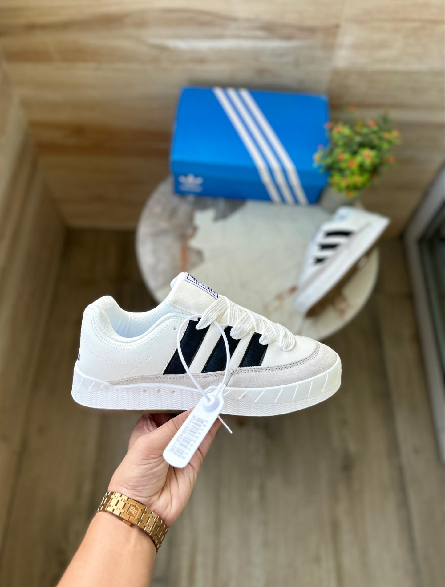 ADIDAS ADIMETIC ORIGINALS White black