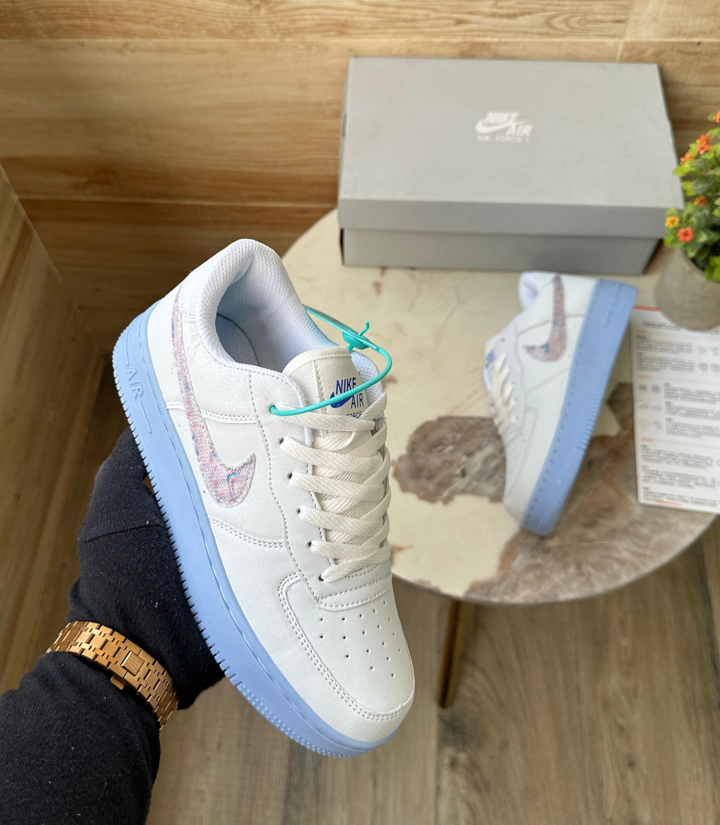 NIKE AIRFORCE HYDROGEN BLUE