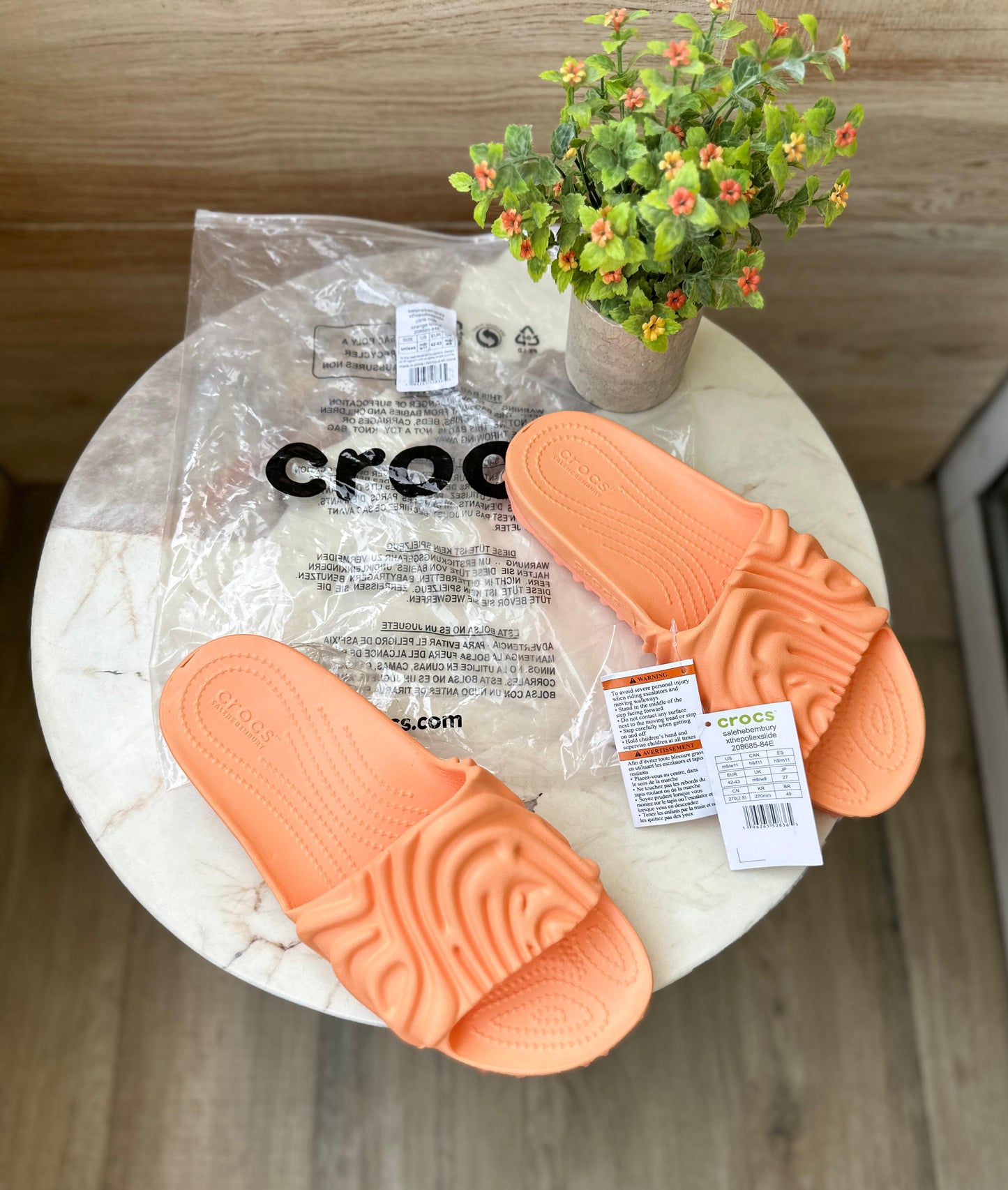 CROCS X SALEHE BEMBURRY POLEX CITRUS MILK