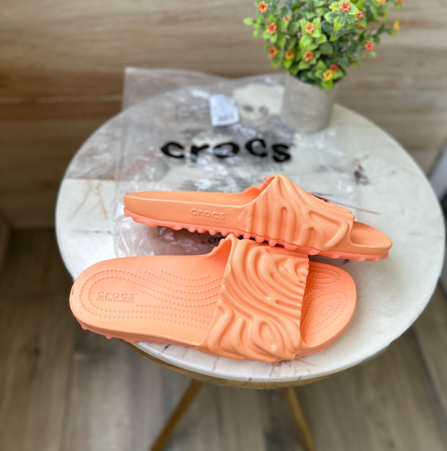 CROCS X SALEHE BEMBURRY POLEX CITRUS MILK