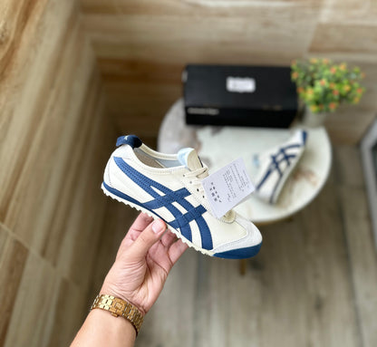 Onitsuka tiger leather navy