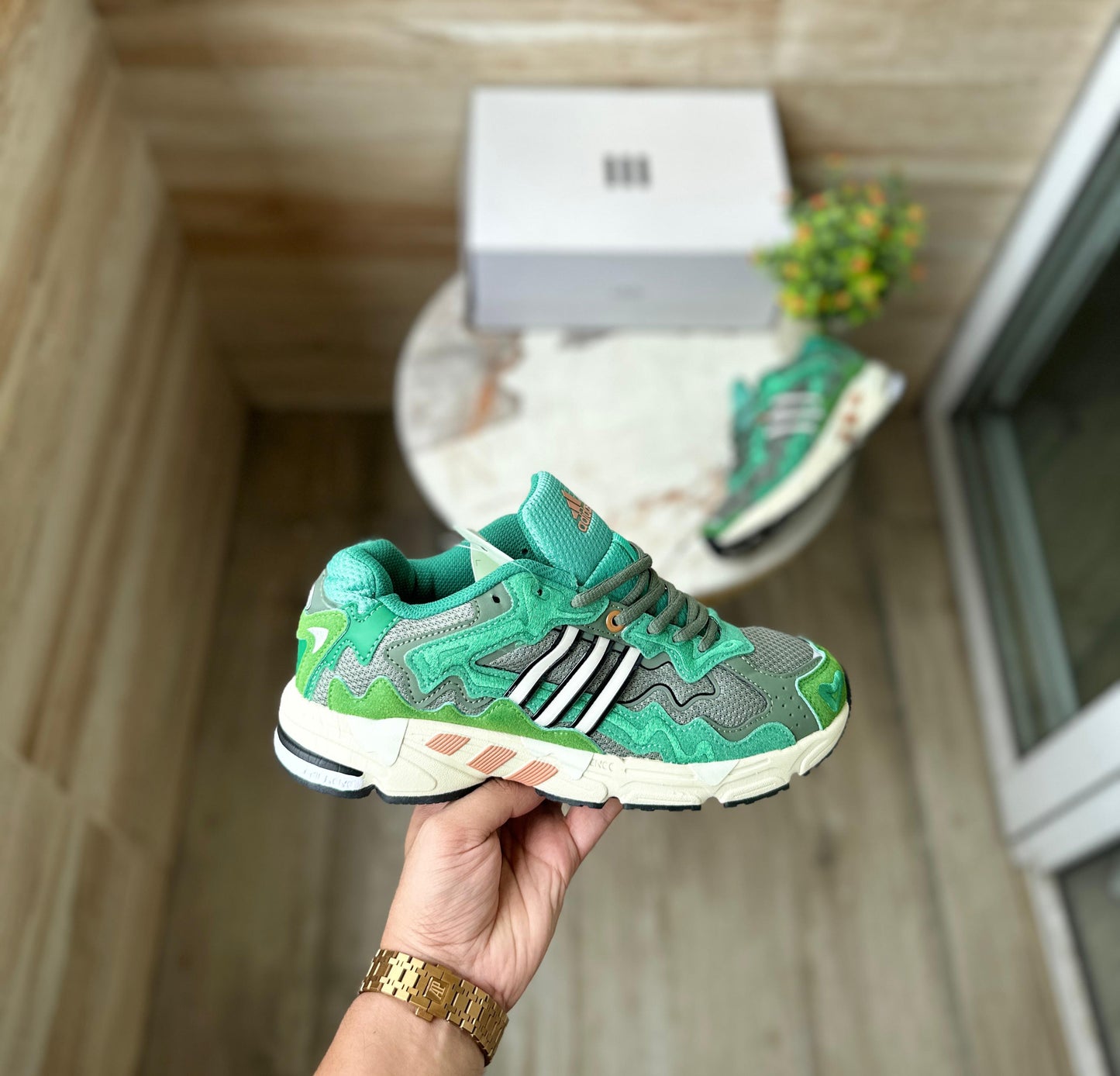 ADIDAS  BAD BUNNY RESPONSE CL GREEN