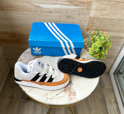 ADIDAS ADIMETIC ORIGINALS off white orange