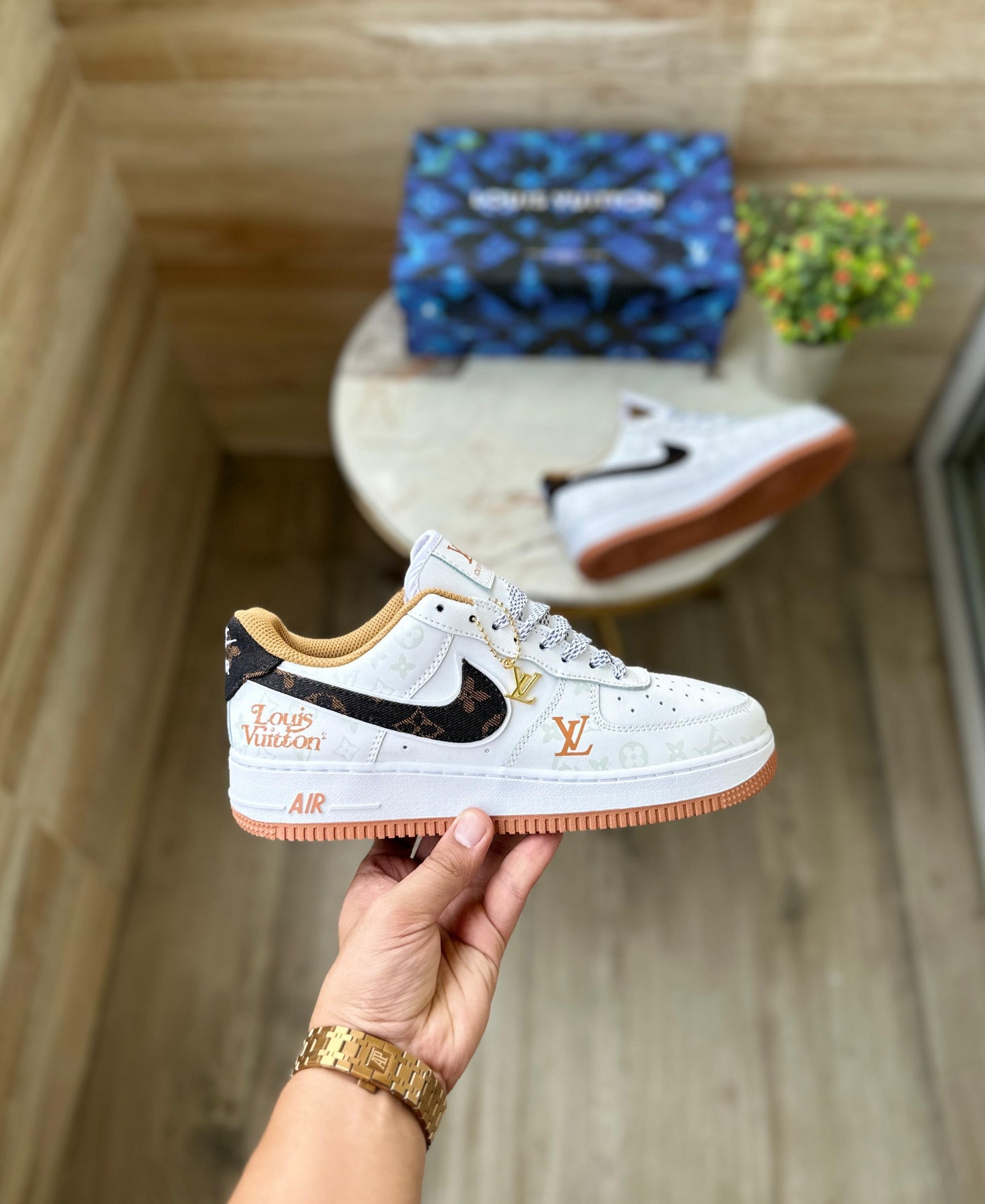 NIKE AIRFORCE LOUIS VUITTON 2024