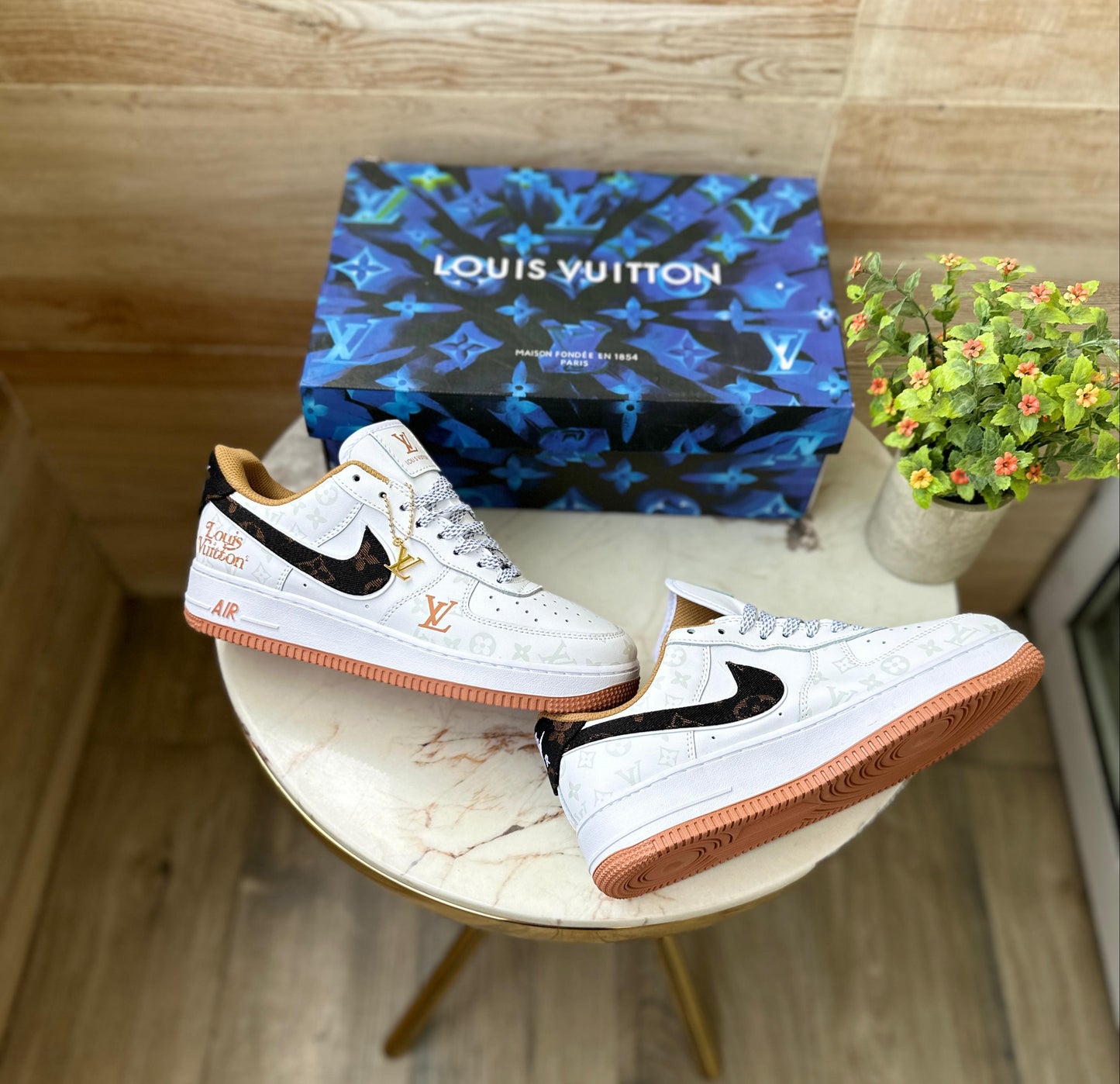 NIKE AIRFORCE LOUIS VUITTON 2024