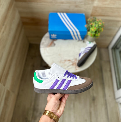 ADIDAS ORIGINAL SAMBA OFF WHITE BLUE