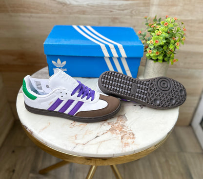 ADIDAS ORIGINAL SAMBA OFF WHITE BLUE