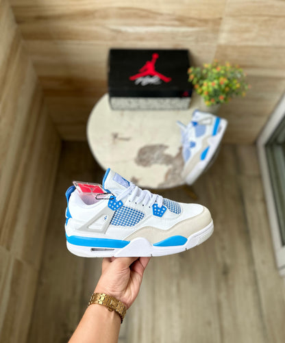 Air Jordan Retro 4 MILITARY BLUE