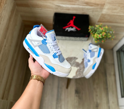 Air Jordan Retro 4 MILITARY BLUE