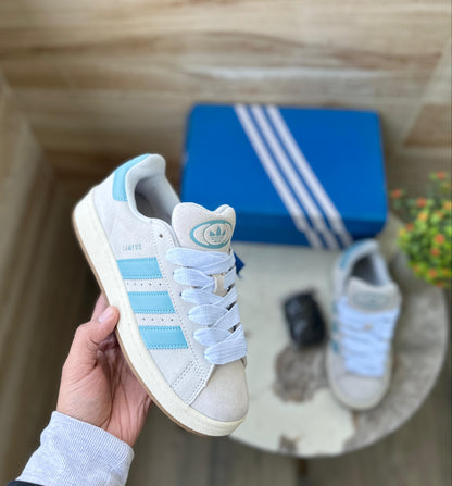 ADIDAS ORIGINALS CAMPUS WHITE PRELOVED BLUE