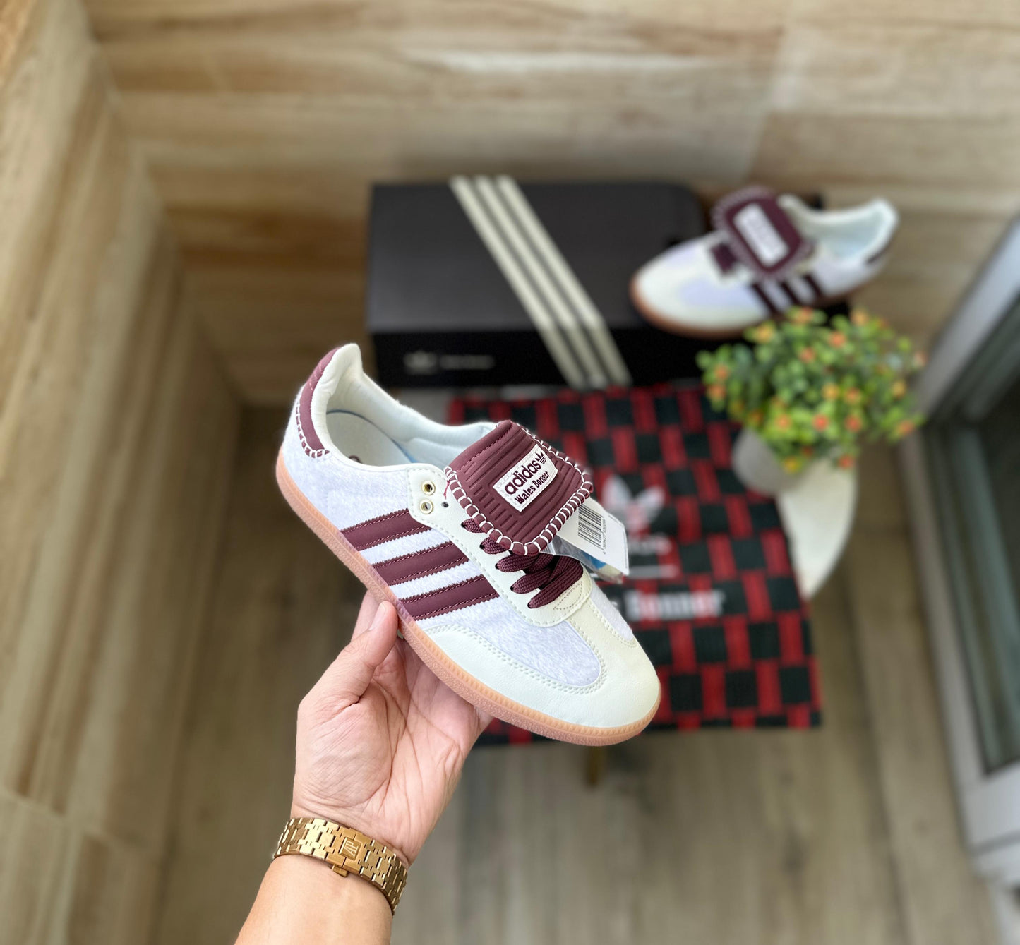 ADIDAS SAMBA x WALES BONER WHITE