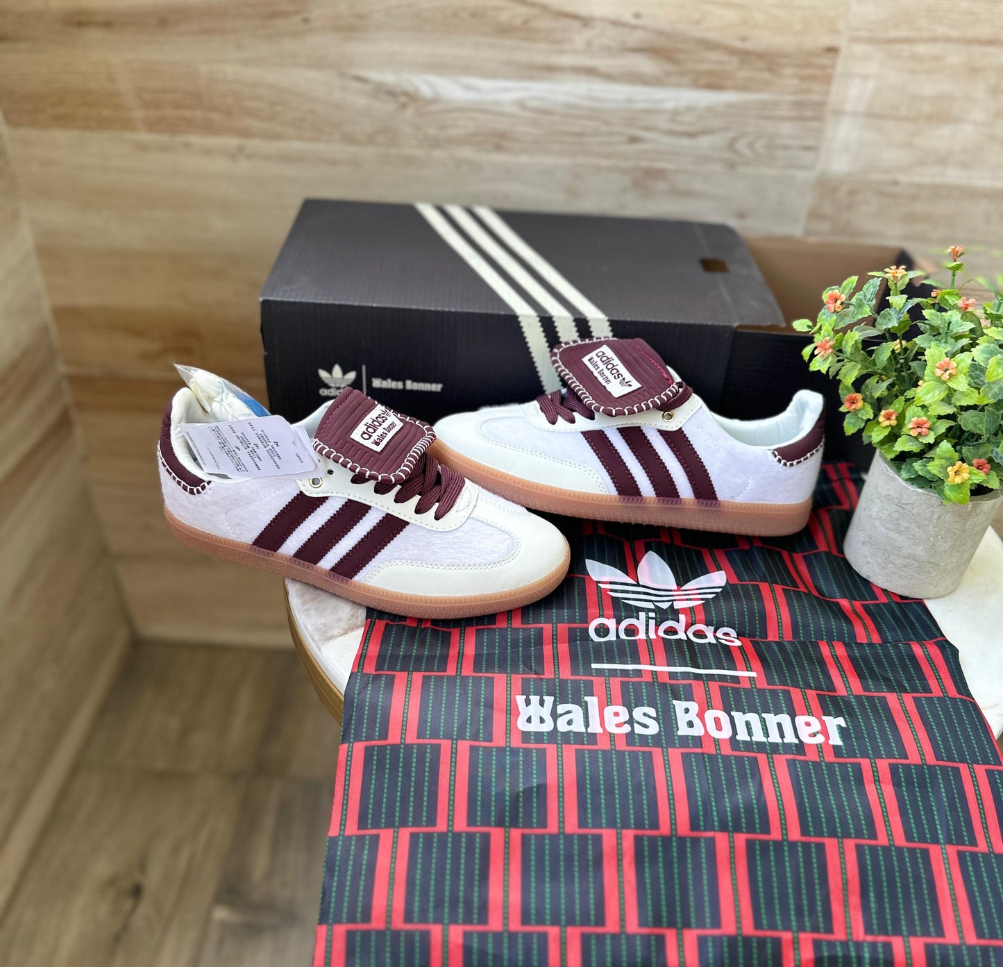 ADIDAS SAMBA x WALES BONER WHITE