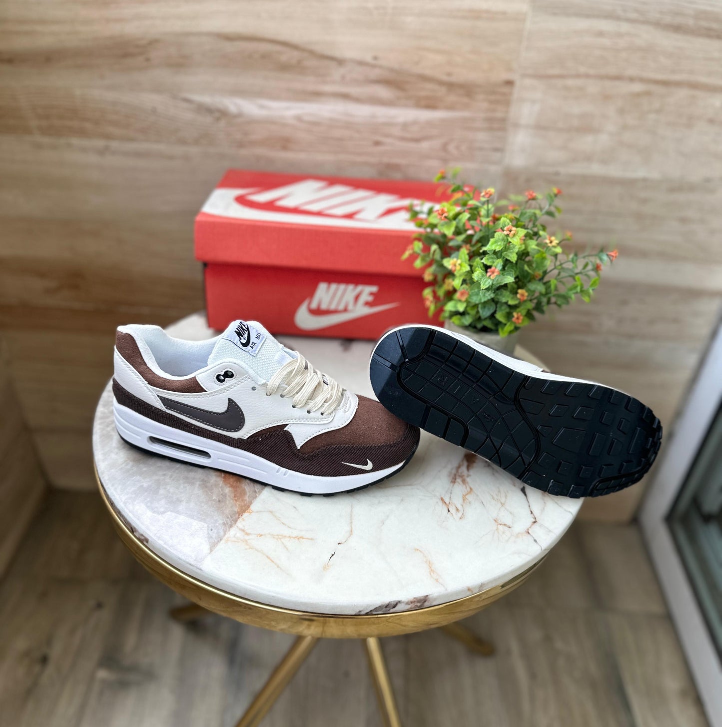 NIKE AIRMAX 1 BROWN STONE