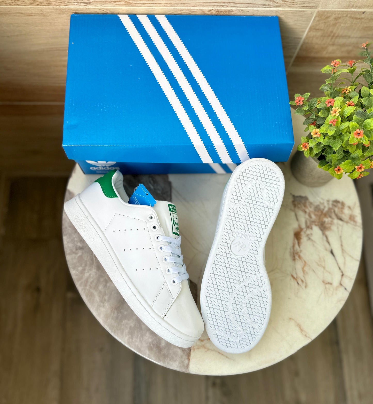 ADIDAS STAN SMITH  white green edtn