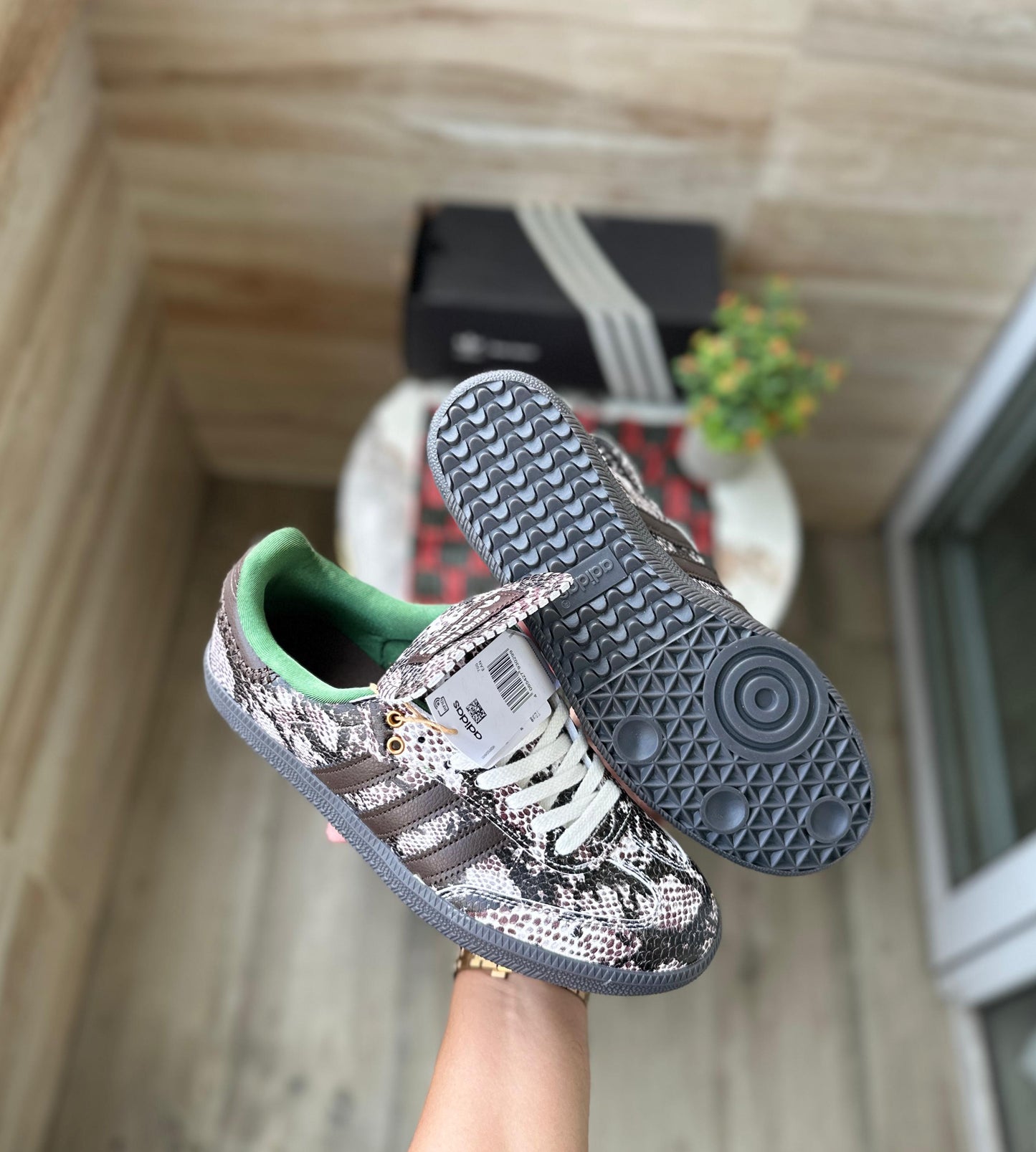 Adidas Originals samba WALES AND BONER SNAKE SKIN