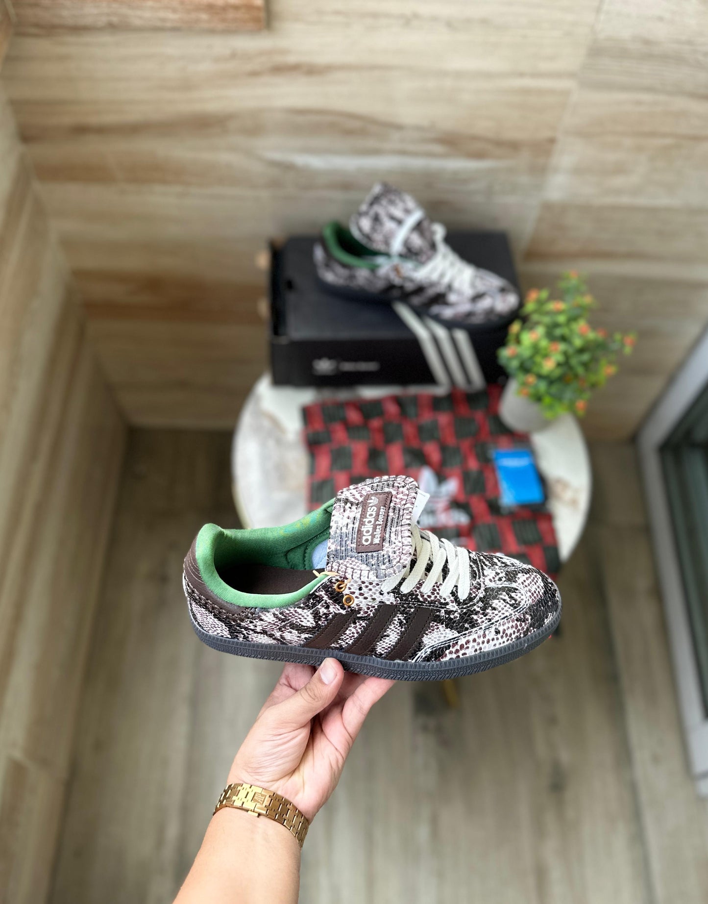 Adidas Originals samba WALES AND BONER SNAKE SKIN