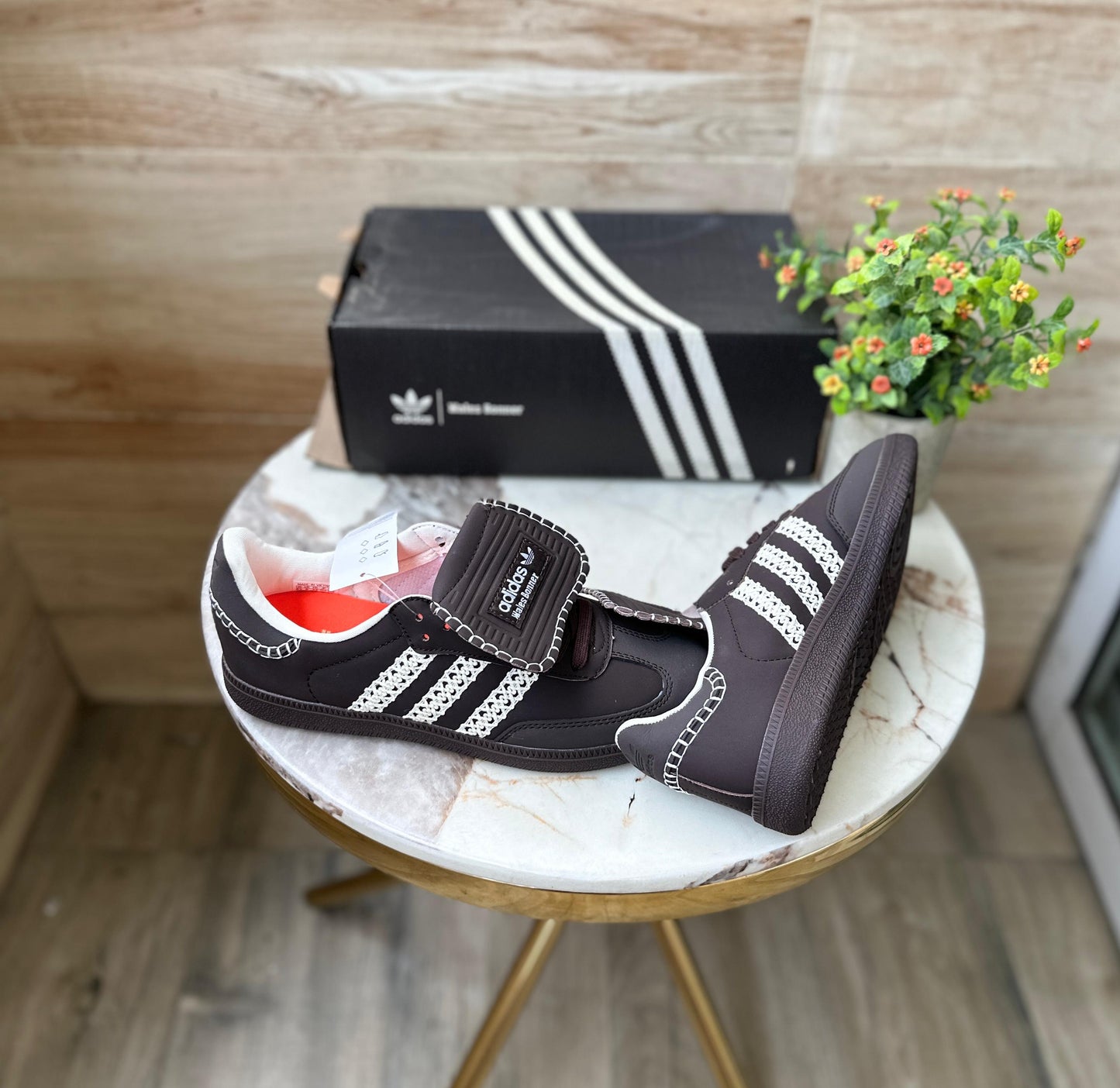 ADIDAS SAMBA X WALES BONER ESSENTIAL BROWN