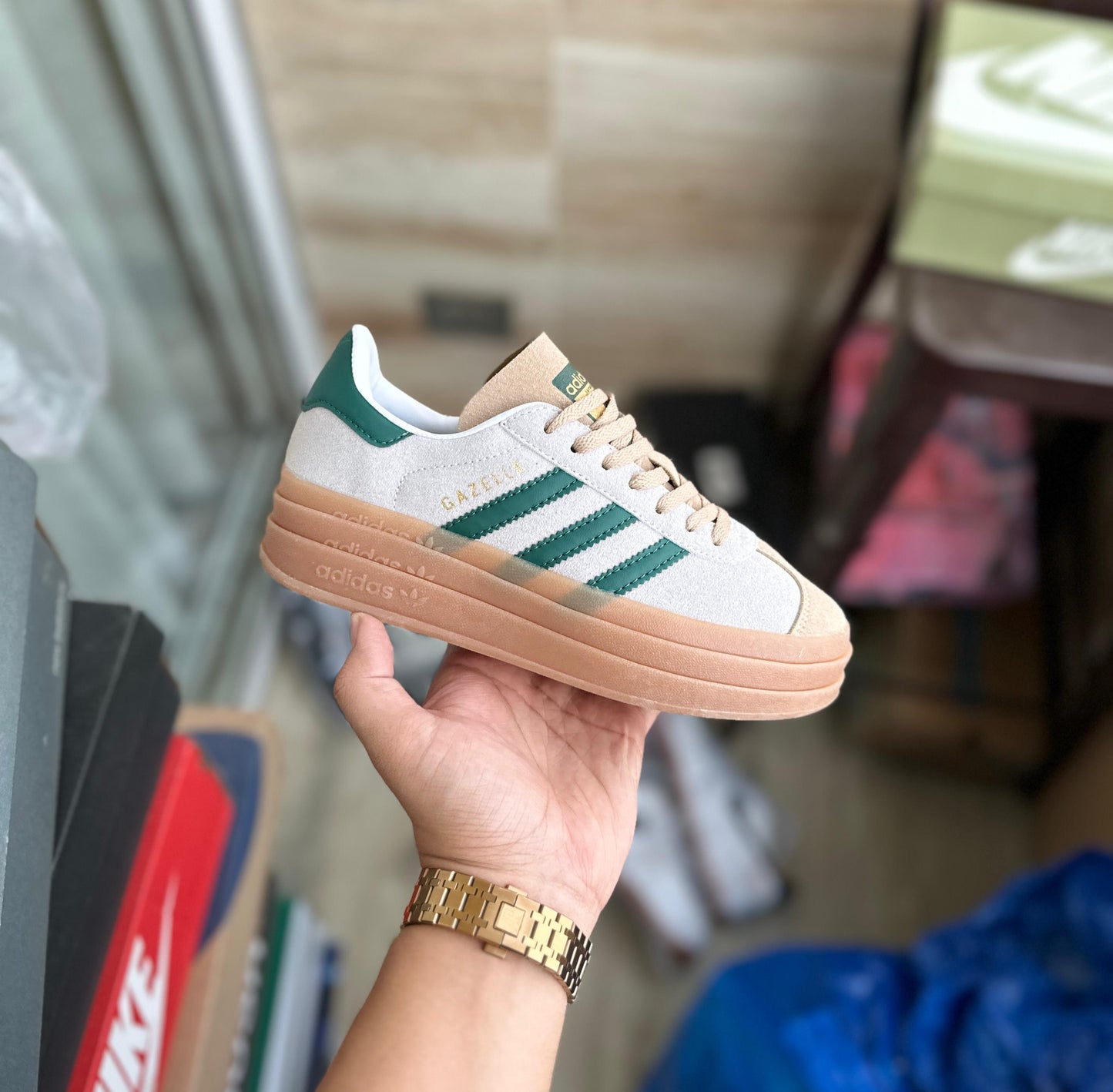 ADIDAS GAZZELE BOLD CELINE