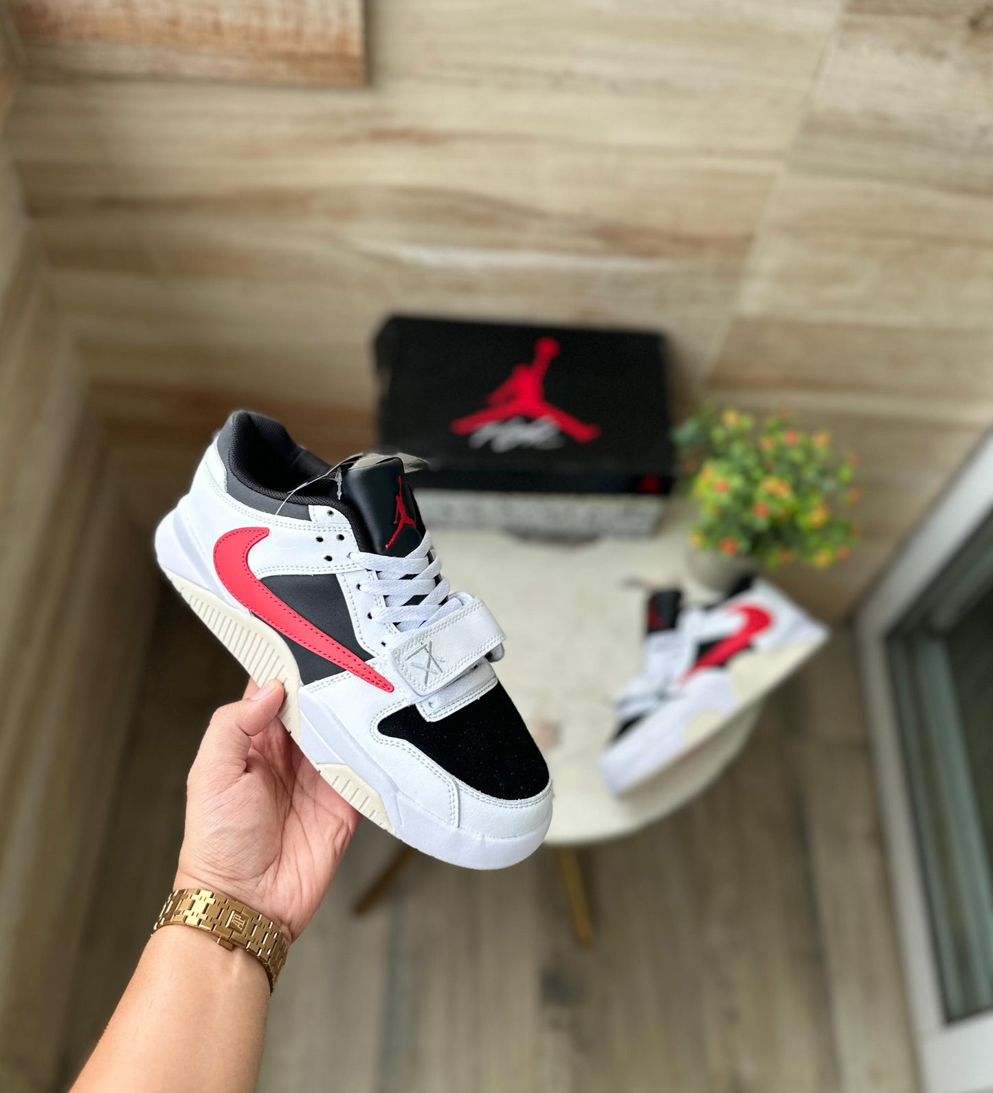 AIR JORDAN TRAVIS SCOTT CUT THE CHECK UNIVERSITY RED