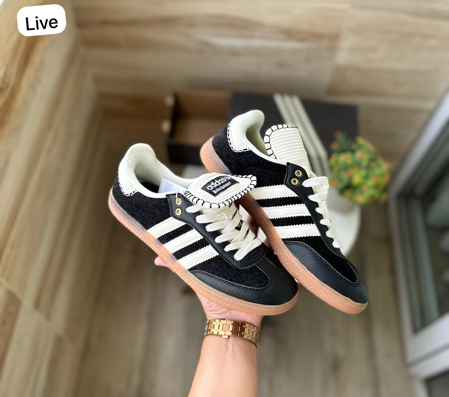 ADIDAS SAMBA x WALES BONER BLACK