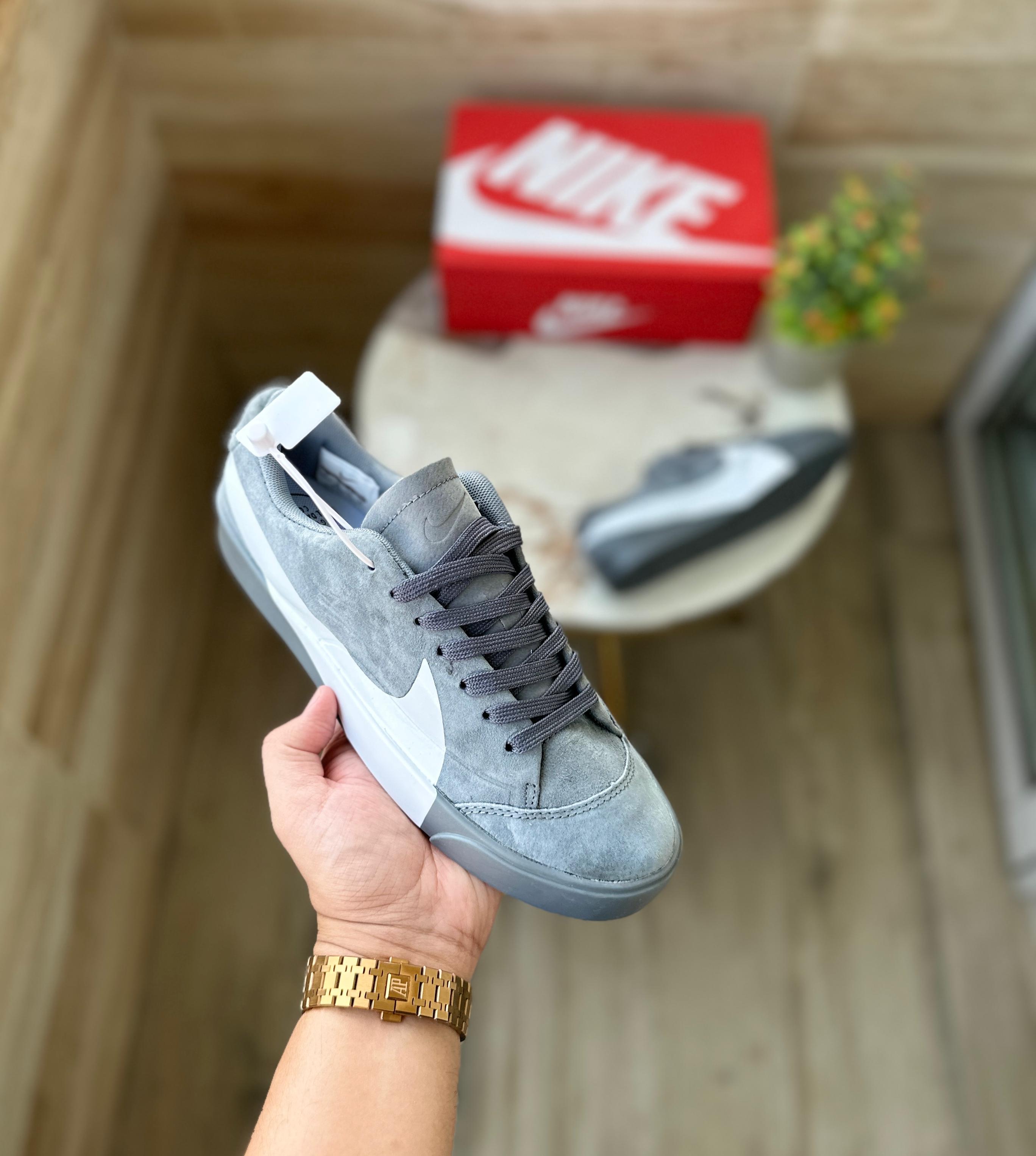 Nike blazer city low grey hotsell