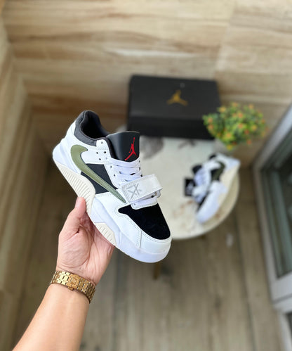 AIR JORDAN RETRO TRAVIS SCOTT CUT THE CHECK OLIVE