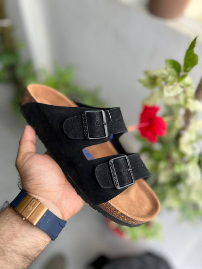 BIRKENSTOCK BLACK SUEDE