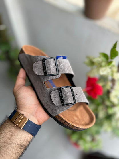 BIRKENSTOCK GREY SUEDE