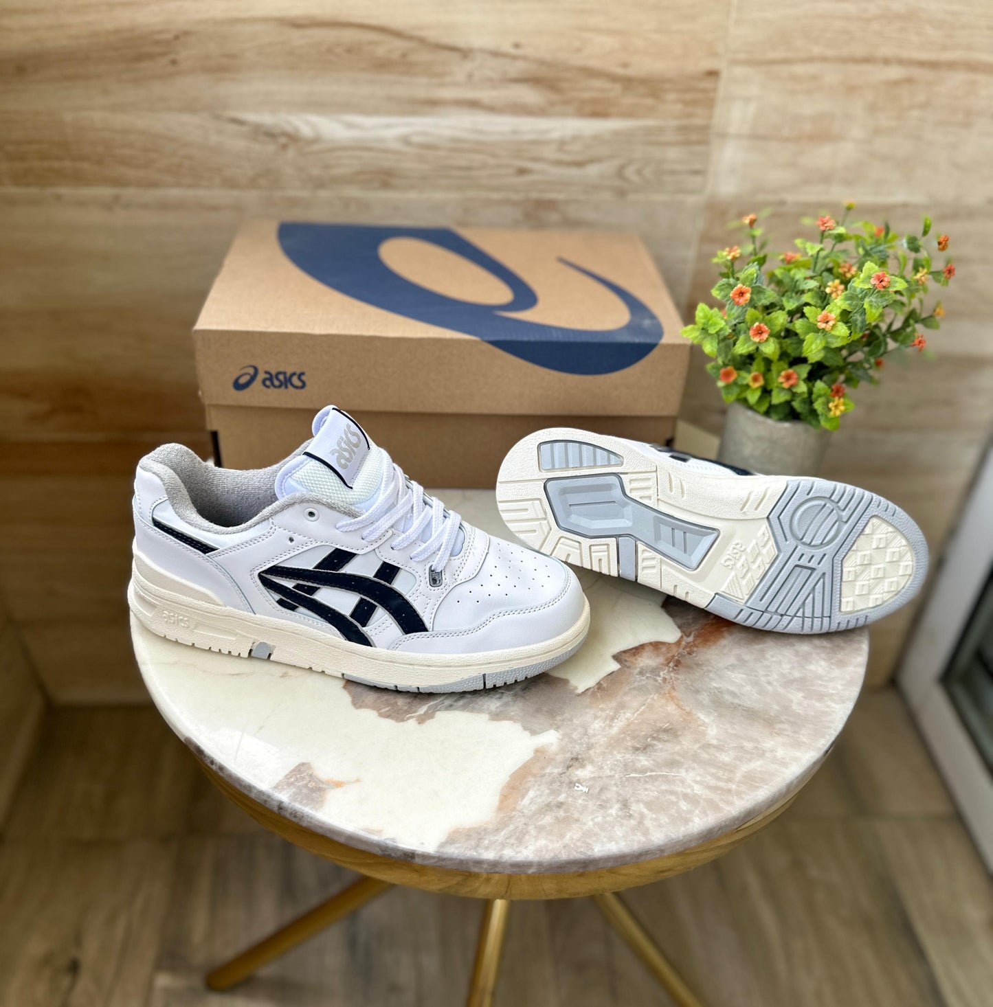 ASICS EX 89 WHITE NAVY