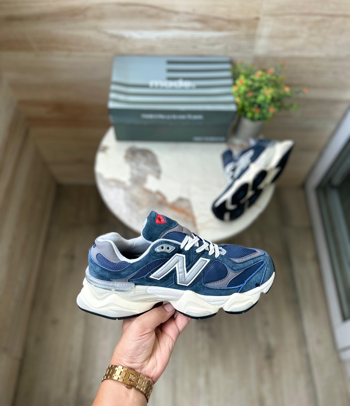 NEW BALANCE 9060 BLUE WHITE