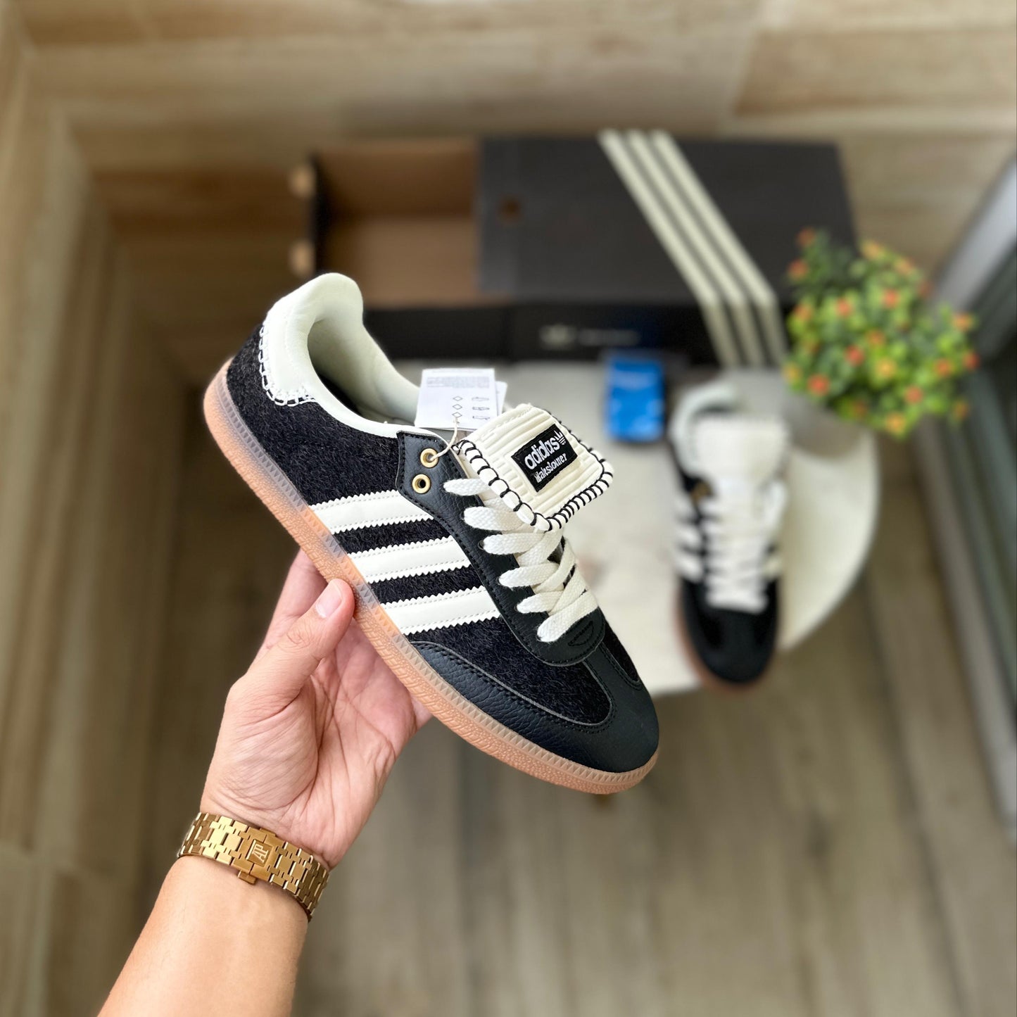 ADIDAS SAMBA x WALES BONER BLACK