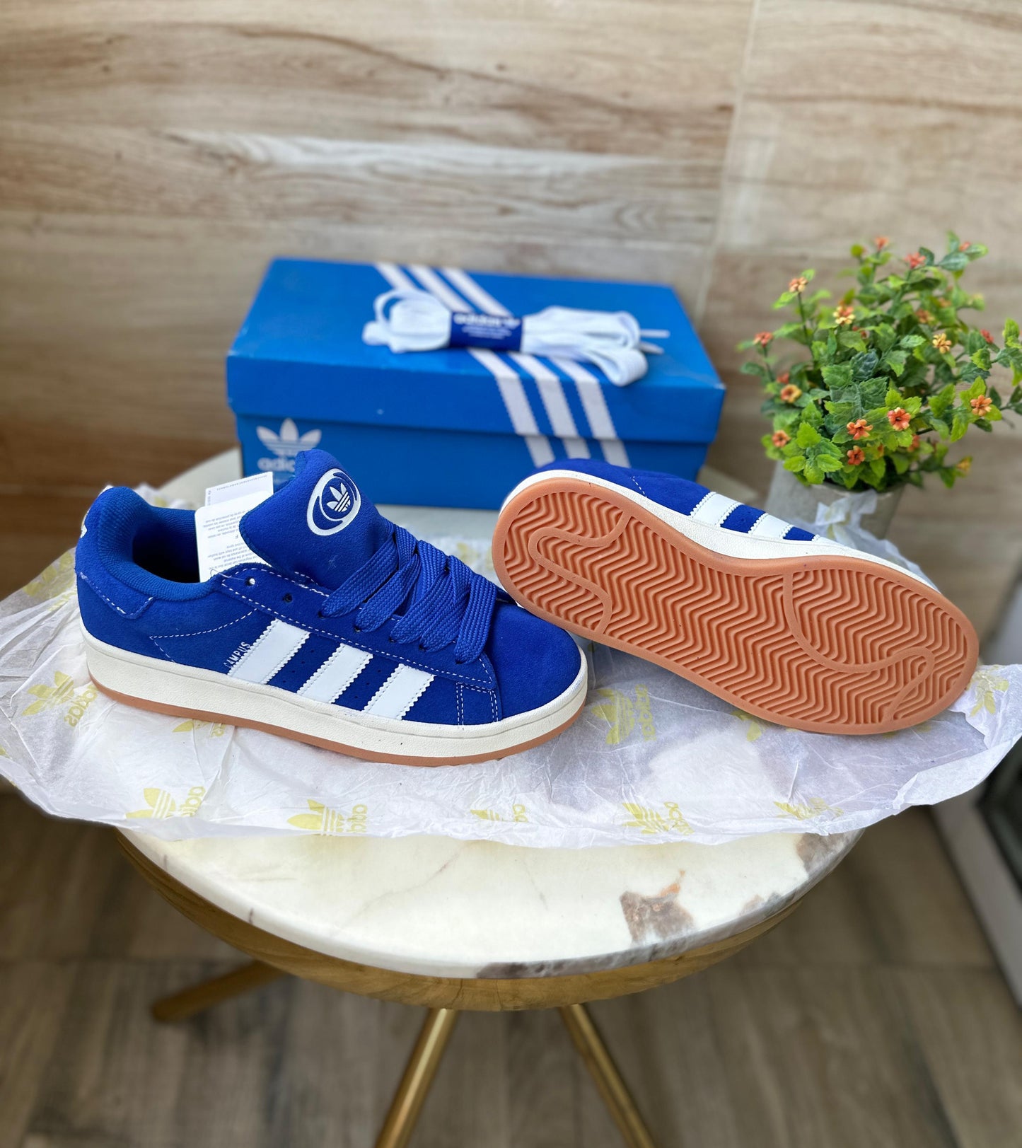 ADIDAS CAMPUS WHITE PRELOVED BLUE