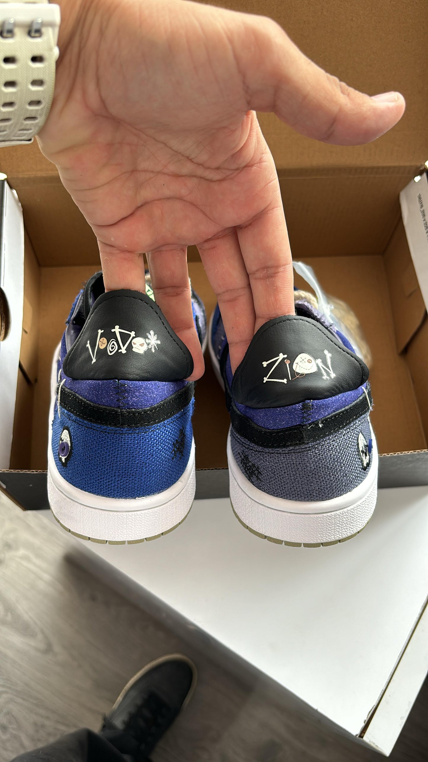 AIR JORDAN 1 LOW ZION WILLIAMSON OG BLUE