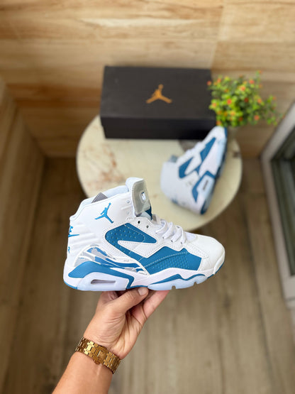 AIR JORDAN RETRO 6 JUMPMAN MVP NDUSTRIAL BLUE