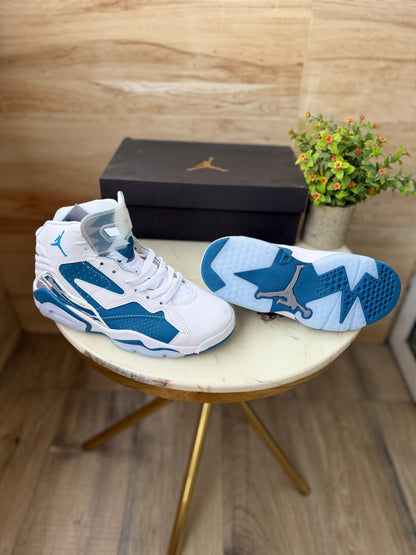 AIR JORDAN RETRO 6 JUMPMAN MVP NDUSTRIAL BLUE