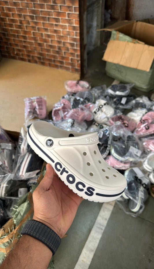 CROCS BAYABAND CLASSIC CLOG WHITE