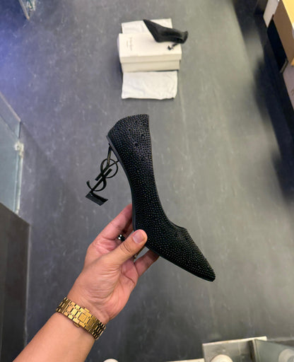 YSL- GLITTERS SIGNATURE HEELS
