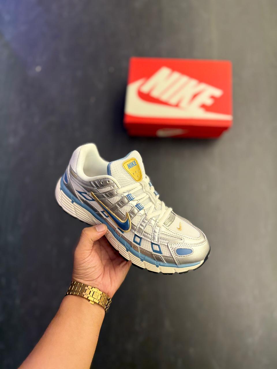 NIKE P-6000 TRAINER TRIPPLE WHITE SKY