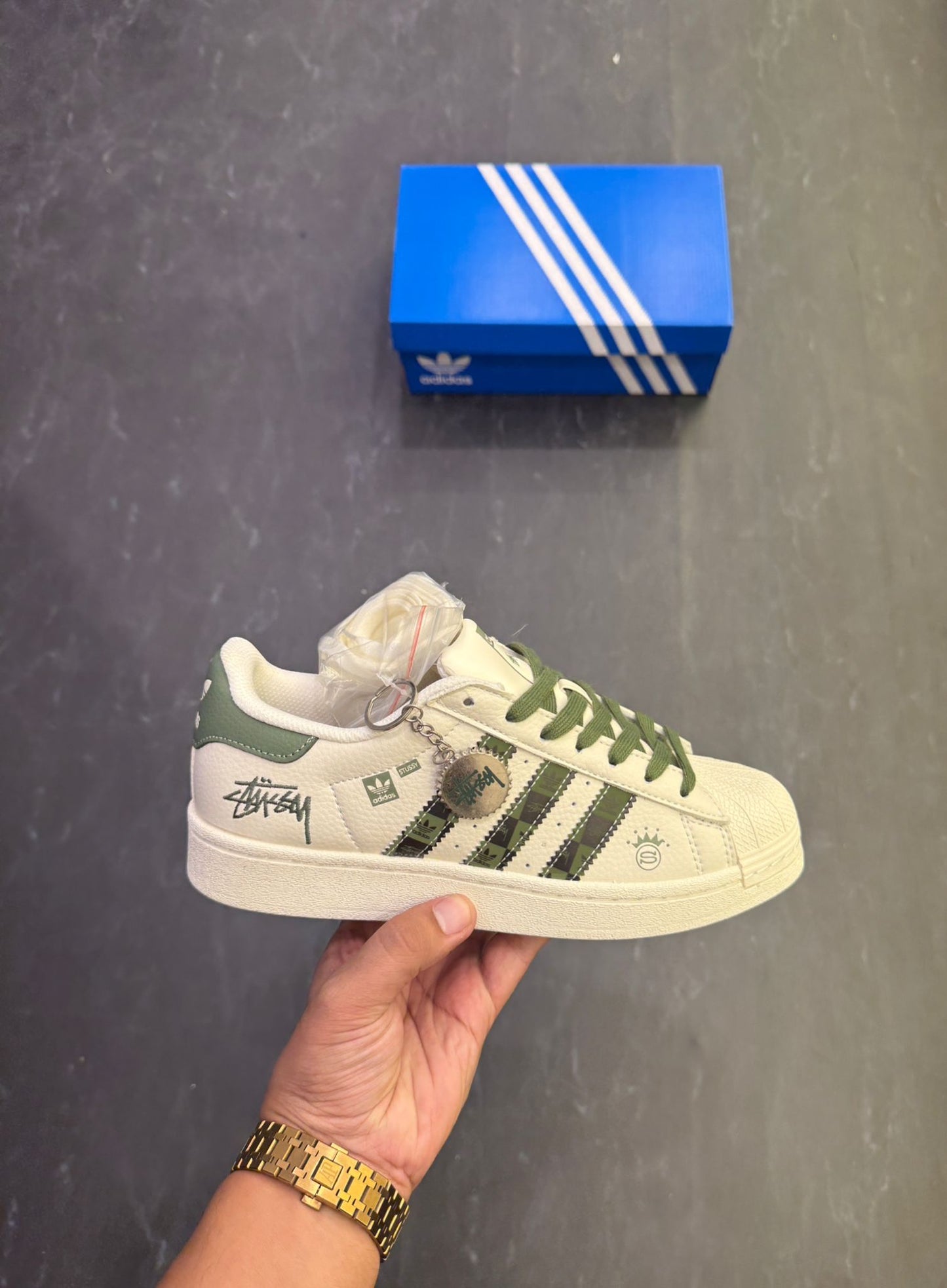 ADIDAS ORIGINAL SUPERSTAR STUSSY