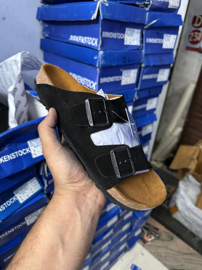BIRKENSTOCK BLACK SUEDE