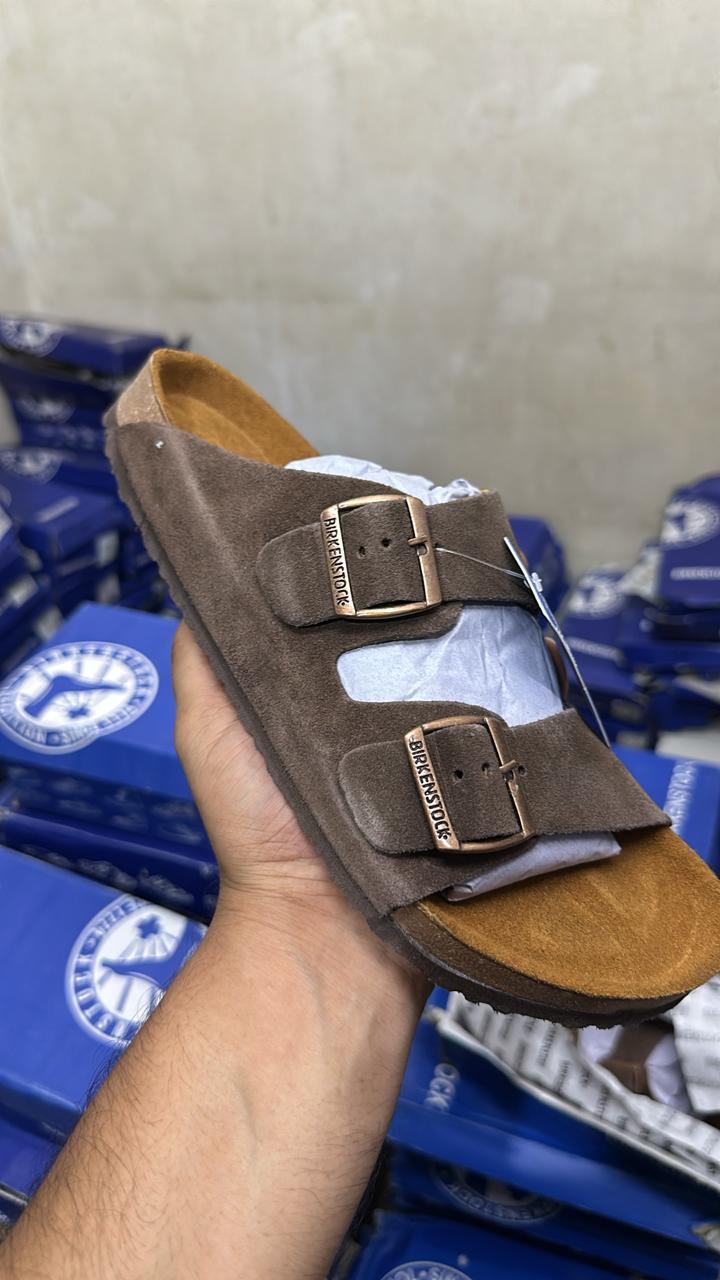 BIRKENSTOCK BROWN SUEDE