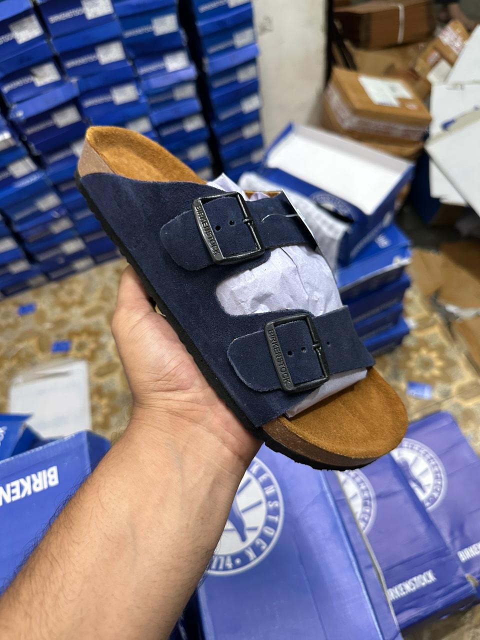 BIRKENSTOCK ARIZONA NAVY BLUE