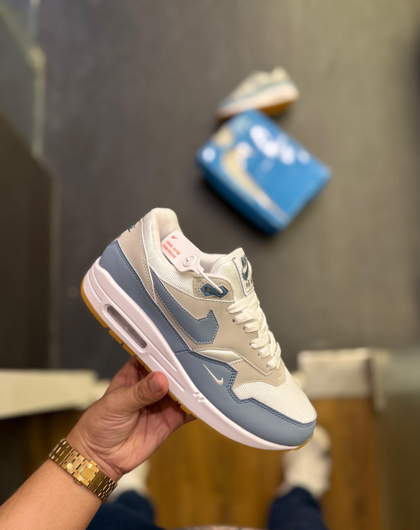 NIKE AIRMAX 90 PARRA X AQUA SWOOSH