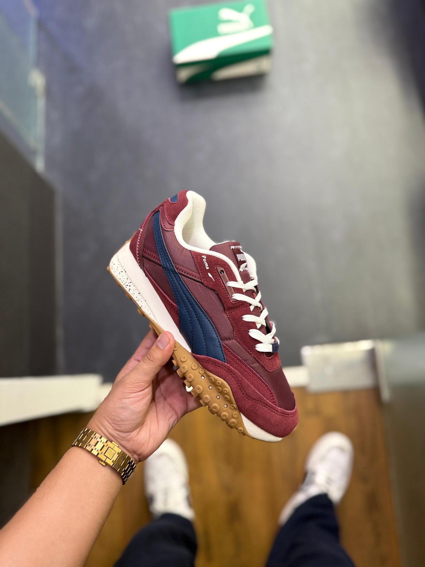 PUMA BLACKTOP MAROON